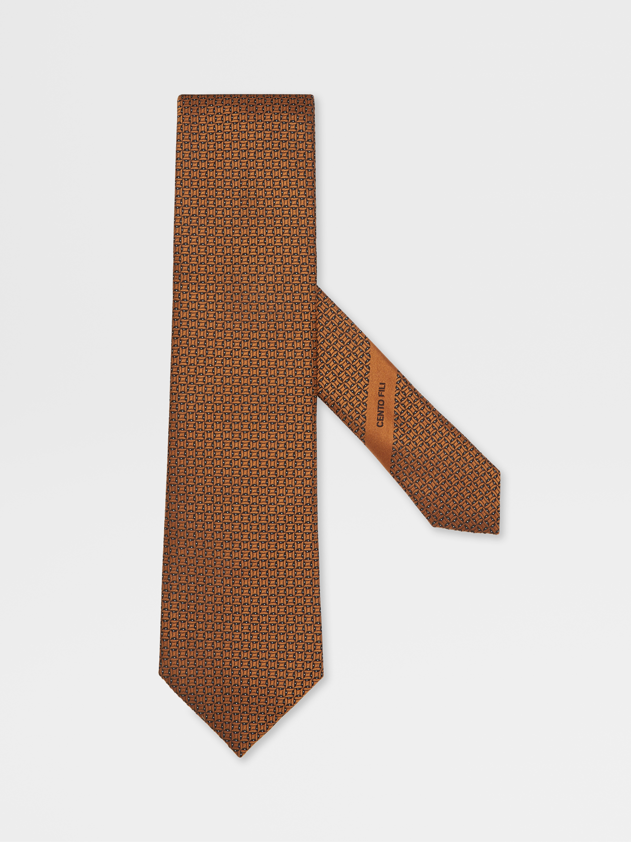 Corbata de Seda CENTO FILI Color Foliage